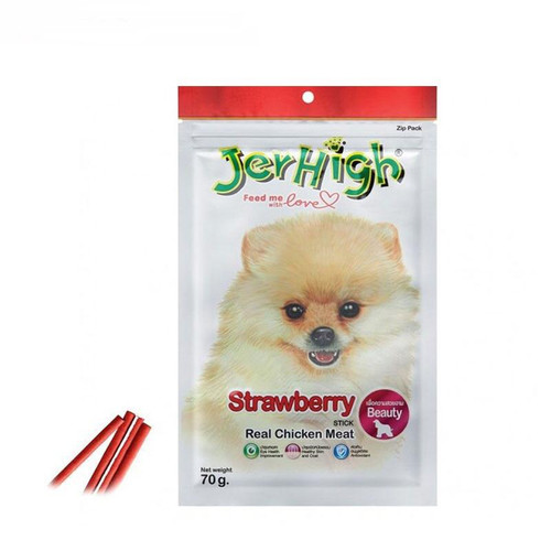 Jerhigh, Dog treat, Strawberry,