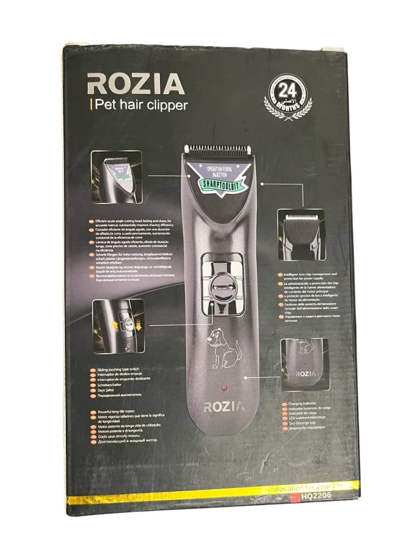 pet hair clipper rozia hq2206